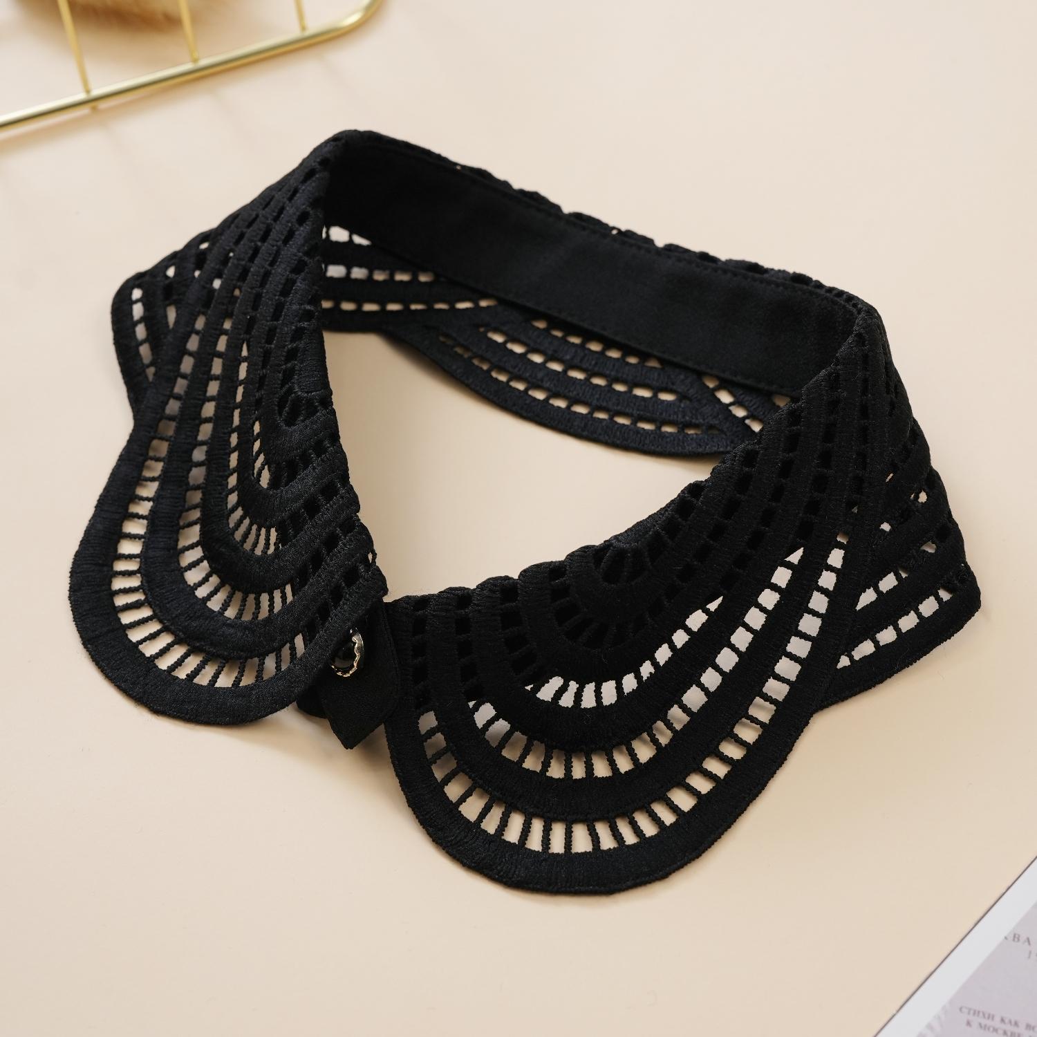 1 шт. кружевной узор бабочки классический черно-белый новый шикарный элегантный универсальный женский ложный воротник
1 шт. кружевной узор бабочки классический черно-белый новый шикарный элегантный универсальный женский ложный воротник