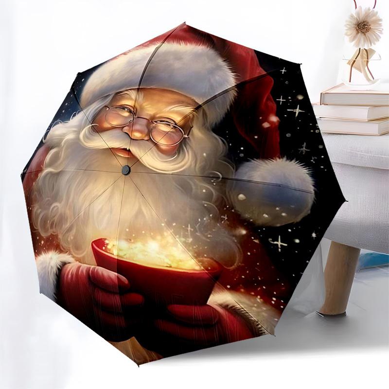 1pc Christmas Santa Candy Cane Hello Auto Open Close Umbrella, Portable 3-Fold Design, 8-Rib Iron Frame Outdoor Umbrella, Festive Gift for Fans, Trave
1pc Christmas Santa Candy Cane Hello Auto Open Close Umbrella, Portable 3-Fold Design, 8-Rib Iron Frame Outdoor Umbrella, Festive Gift for Fans, Trave