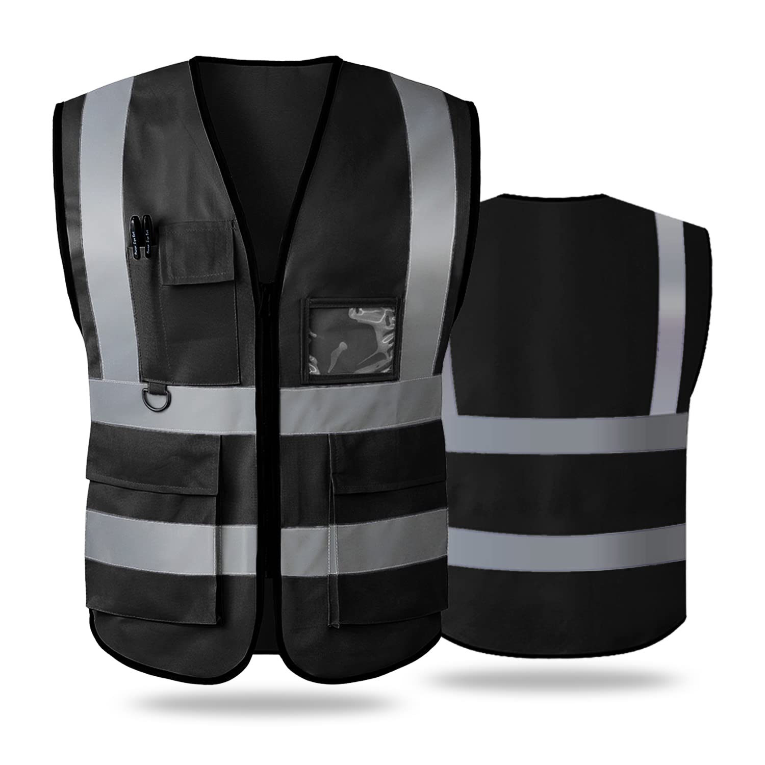 Reflective Vest High-Grade Safety Signal Custom Logo Rider Jacket Vest High Visibility Working Safety Jacket Fluorescent Woman M чёрный
Reflective Vest High-Grade Safety Signal Custom Logo Rider Jacket Vest High Visibility Working Safety Jacket Fluorescent Woman M чёрный