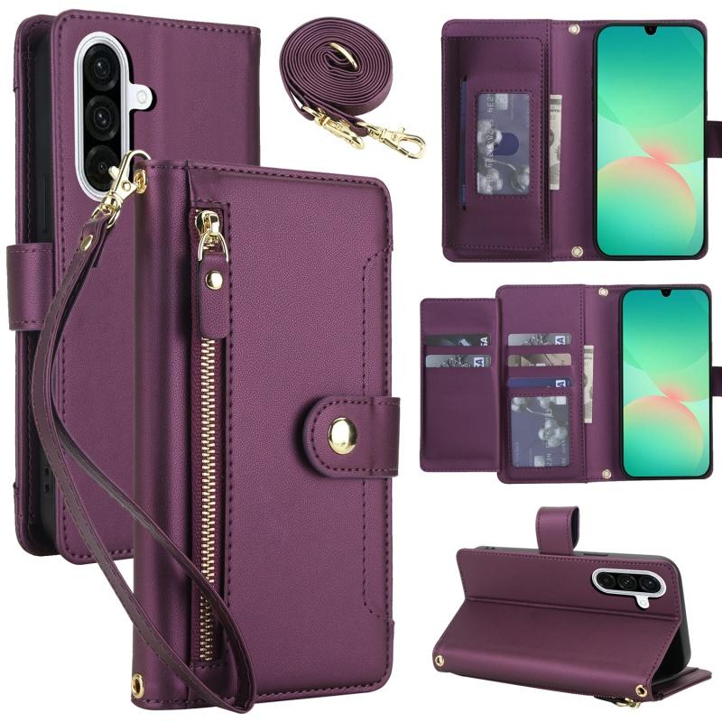 Lanyard Leather Zip Wallet Card Phone Case for Samsung Galaxy A17 A07 A56 A36 A26 A16 A55 A35 A15 A54 A34 A14 A13 A53 A33 Cover Samsung A07 (4G)
Lanyard Leather Zip Wallet Card Phone Case for Samsung Galaxy A17 A07 A56 A36 A26 A16 A55 A35 A15 A54 A34 A14 A13 A53 A33 Cover Samsung A07 (4G)