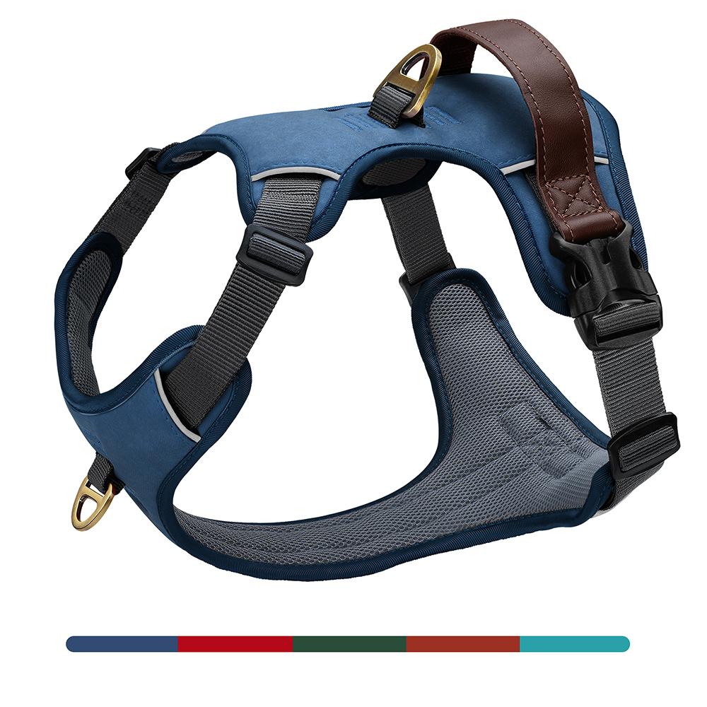 Vintage Dog Harness Durable PU Leather Dog Harnesses Breathable Pet Vest With Control Handle Retro for Small Medium Large Dogs S синий
Vintage Dog Harness Durable PU Leather Dog Harnesses Breathable Pet Vest With Control Handle Retro for Small Medium Large Dogs S синий