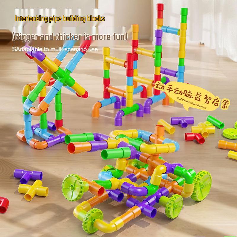 Children s Large Particle Pipe Building Blocks - Kindergarten Assembly and Splicing Toy Set
Children s Large Particle Pipe Building Blocks - Kindergarten Assembly and Splicing Toy Set