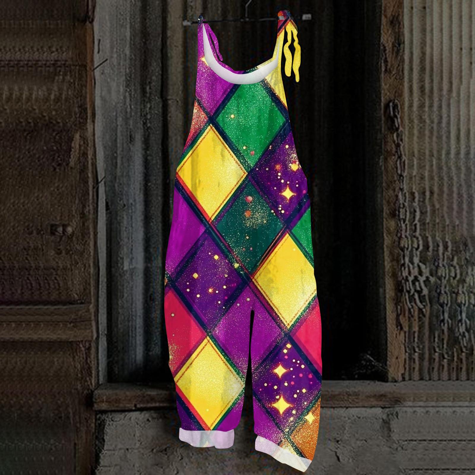 Женский повседневный комбинезон без рукавов с принтом карнавальной маски, свободный комбинезон в стиле ретро S
Женский повседневный комбинезон без рукавов с принтом карнавальной маски, свободный комбинезон в стиле ретро S