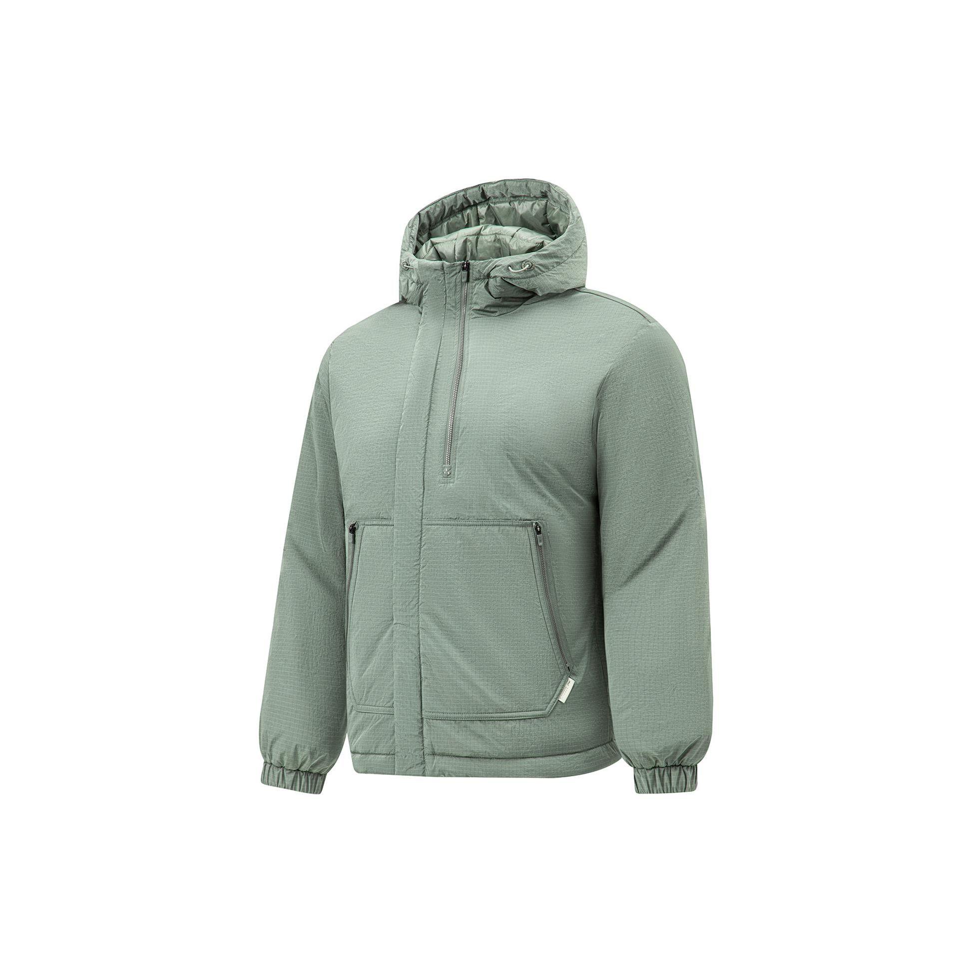 Li Ning Fitness Series Solid Color Hooded Windproof Sports Cotton Jacket Men Jacket Gray-Green AJMT079-3 M
Li Ning Fitness Series Solid Color Hooded Windproof Sports Cotton Jacket Men Jacket Gray-Green AJMT079-3 M
