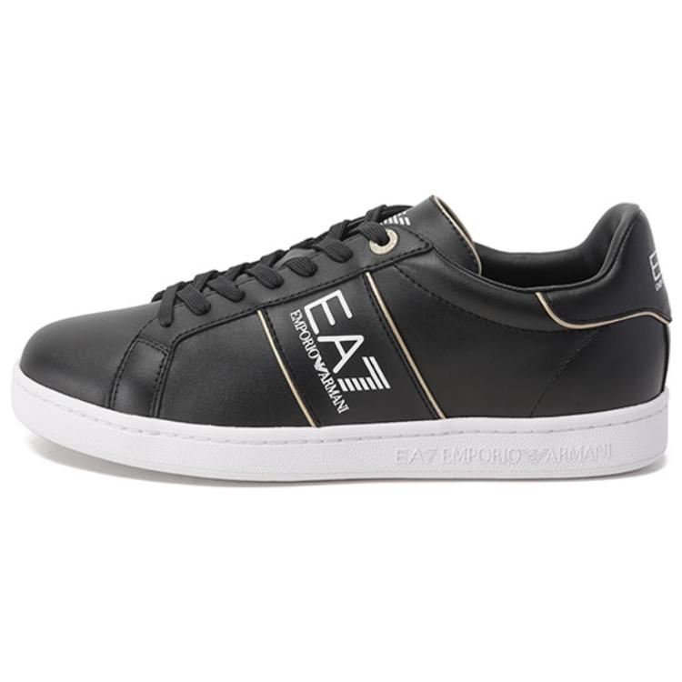Emporio Armani Round Toe Lace-Up Comfortable Low-Top Sneakers Unisex sneakers Black X8X102XK346M700 38.5
Emporio Armani Round Toe Lace-Up Comfortable Low-Top Sneakers Unisex sneakers Black X8X102XK346M700 38.5