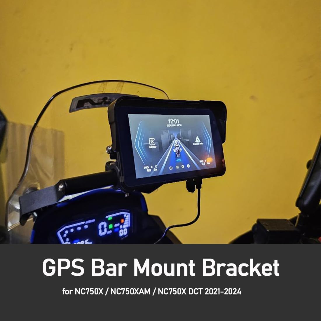 Motorcycle Navigation GPS Bar Mount Bracket Replacement for NC750X / NC750XAM / NC 750X DCT 2021 2022 2023 2024, 12mm 22mm Expansion Crossbar Mobile
Motorcycle Navigation GPS Bar Mount Bracket Replacement for NC750X / NC750XAM / NC 750X DCT 2021 2022 2023 2024, 12mm 22mm Expansion Crossbar Mobile