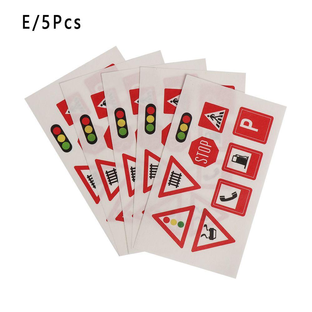 Intelligence Kids Learning Railway Road Tape Traffic Sticker Study Road Signs Tool Safety Education E-5Pcs
Intelligence Kids Learning Railway Road Tape Traffic Sticker Study Road Signs Tool Safety Education E-5Pcs