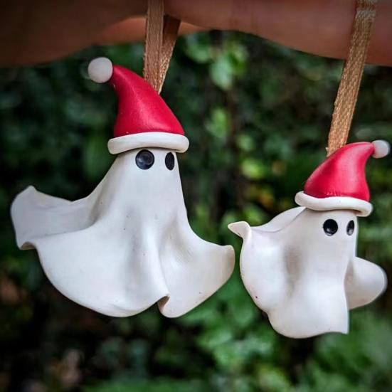 Christmas Hat Ghost Hanging Decoration Home Indoor Wall Window Xmas Tree Hanging Santa Claus Hat Cartoon Little Ghost Ornament Pendant білий
Christmas Hat Ghost Hanging Decoration Home Indoor Wall Window Xmas Tree Hanging Santa Claus Hat Cartoon Little Ghost Ornament Pendant білий