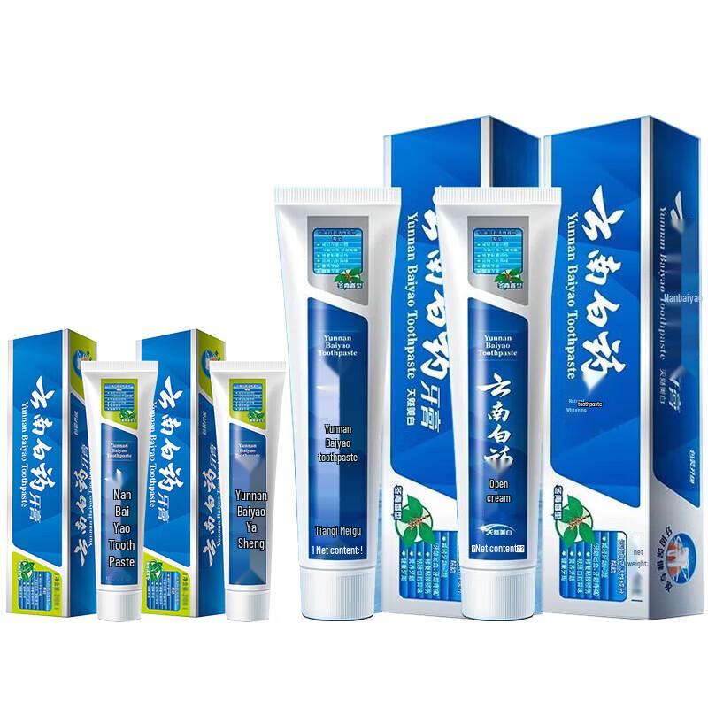 Yunnan Baiyao Fluoride-Free Toothpaste Multi-pack
Yunnan Baiyao Fluoride-Free Toothpaste Multi-pack