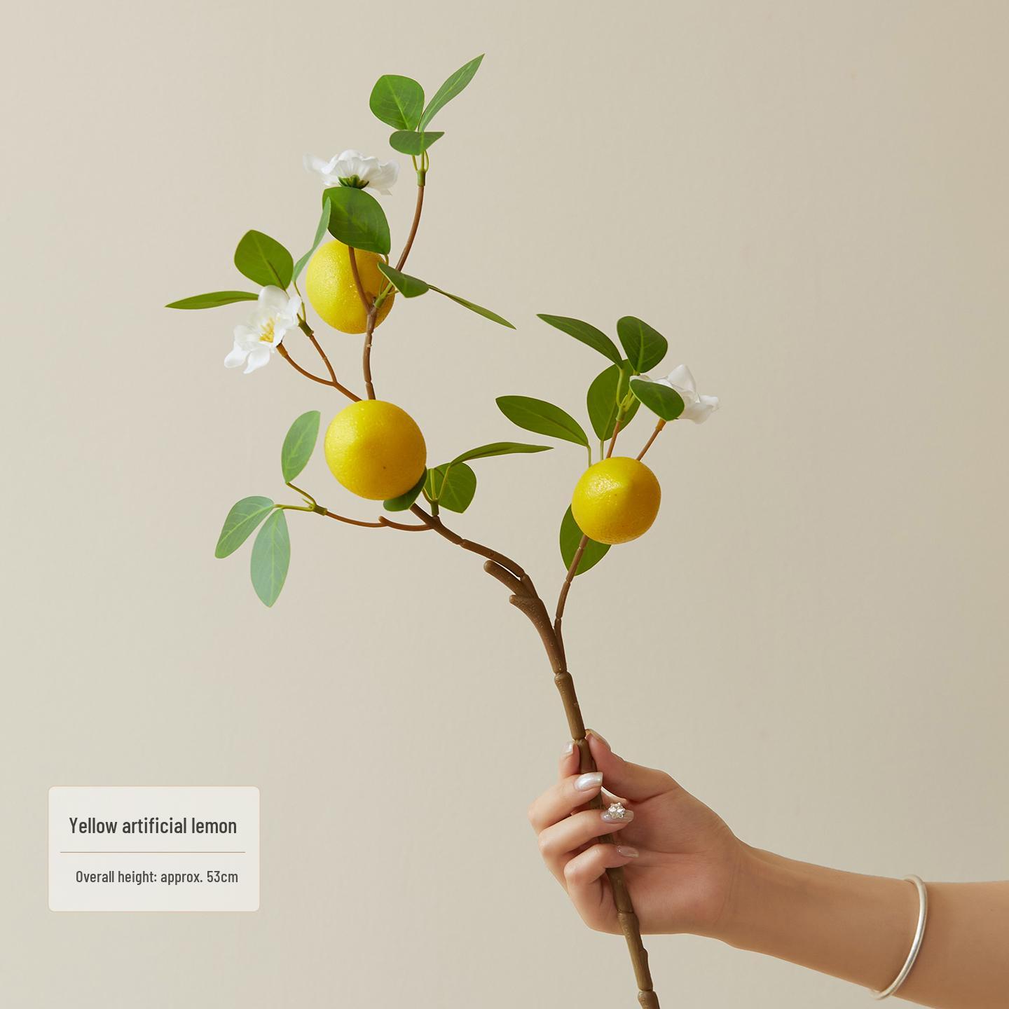 Realistic Artificial Lemon Tree Floral Arrangement for Dining Table or Living Room Decor
Realistic Artificial Lemon Tree Floral Arrangement for Dining Table or Living Room Decor