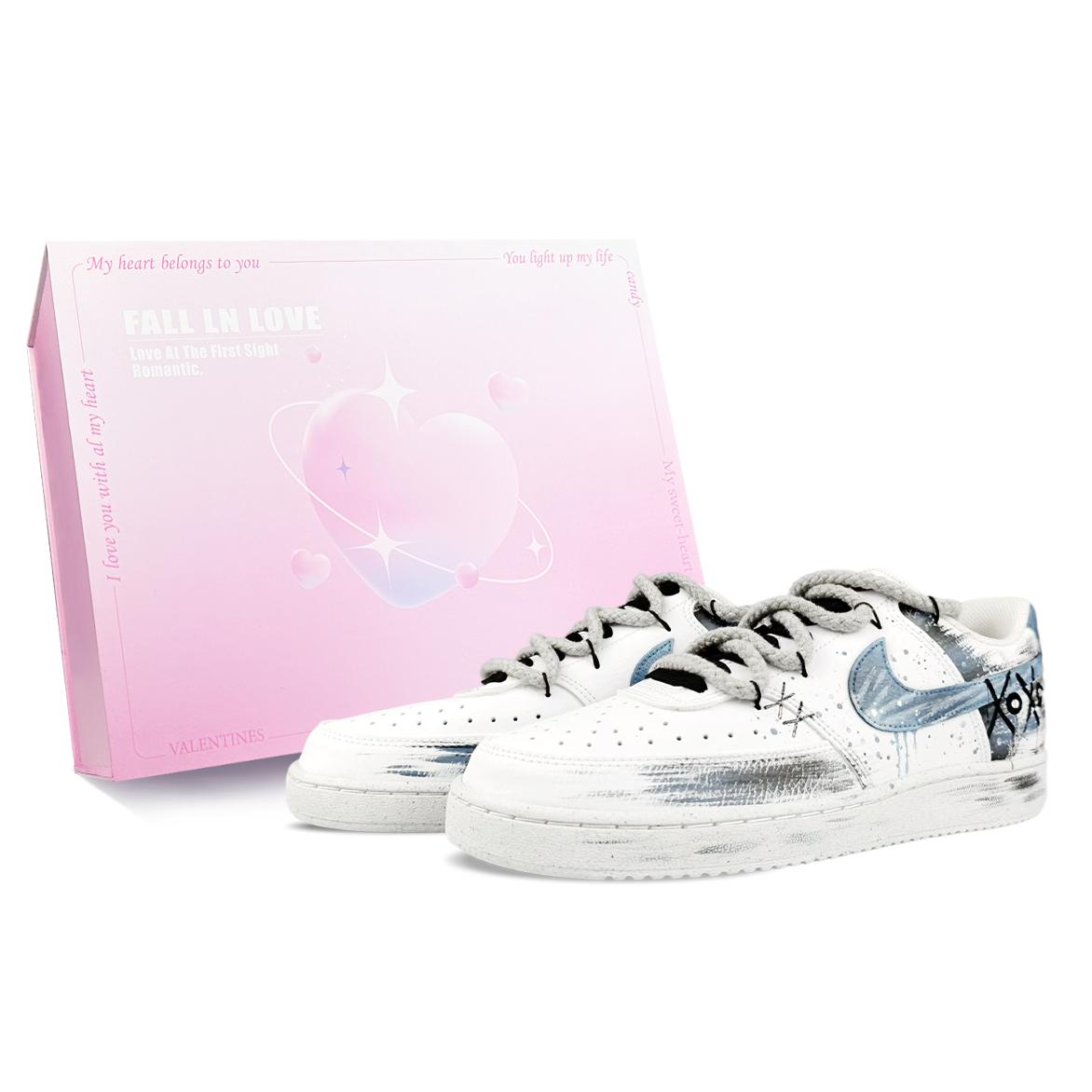 Nike Court Vision 1 BNK Ink Splatter Graffiti Abrasion Resistant Abrasion Resistant Low top Skateboard Shoes Unisex DH2987-101(Team40-SBOX) 43
Nike Court Vision 1 BNK Ink Splatter Graffiti Abrasion Resistant Abrasion Resistant Low top Skateboard Shoes Unisex DH2987-101(Team40-SBOX) 43