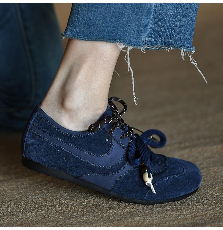 Trend matte cowhide blue Dexun shoes women s fashion casual shoes 2025 new autumn soft leather women s shoes single shoes 40 синій
Trend matte cowhide blue Dexun shoes women s fashion casual shoes 2025 new autumn soft leather women s shoes single shoes 40 синій