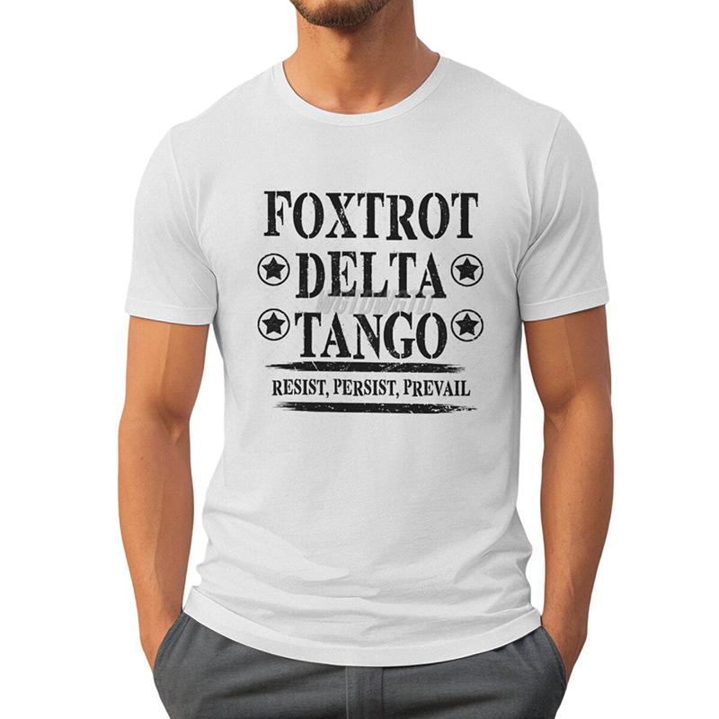 Foxtrot Delta Tango Graphic Tshirts For Men Summer Classic Tee Shirt Short Sleeve Casual Tshirts Funny Men Round Neck Tops S
Foxtrot Delta Tango Graphic Tshirts For Men Summer Classic Tee Shirt Short Sleeve Casual Tshirts Funny Men Round Neck Tops S