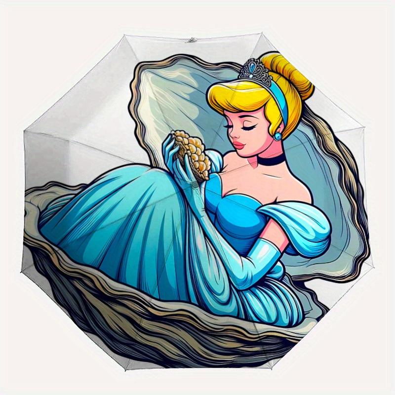 1pc Princess Automatic Folding Umbrella: Compact 8-rib Design Cartoon Travel Companion for Outdoor, Casual Accessory
1pc Princess Automatic Folding Umbrella: Compact 8-rib Design Cartoon Travel Companion for Outdoor, Casual Accessory