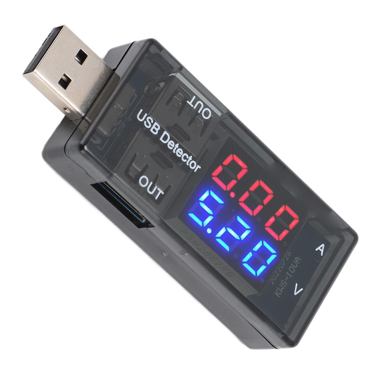 Високоточний подвійний USB детектор струму та напруги для зарядки, подвійний USB тестер для різних вихідних потужностей
Високоточний подвійний USB детектор струму та напруги для зарядки, подвійний USB тестер для різних вихідних потужностей