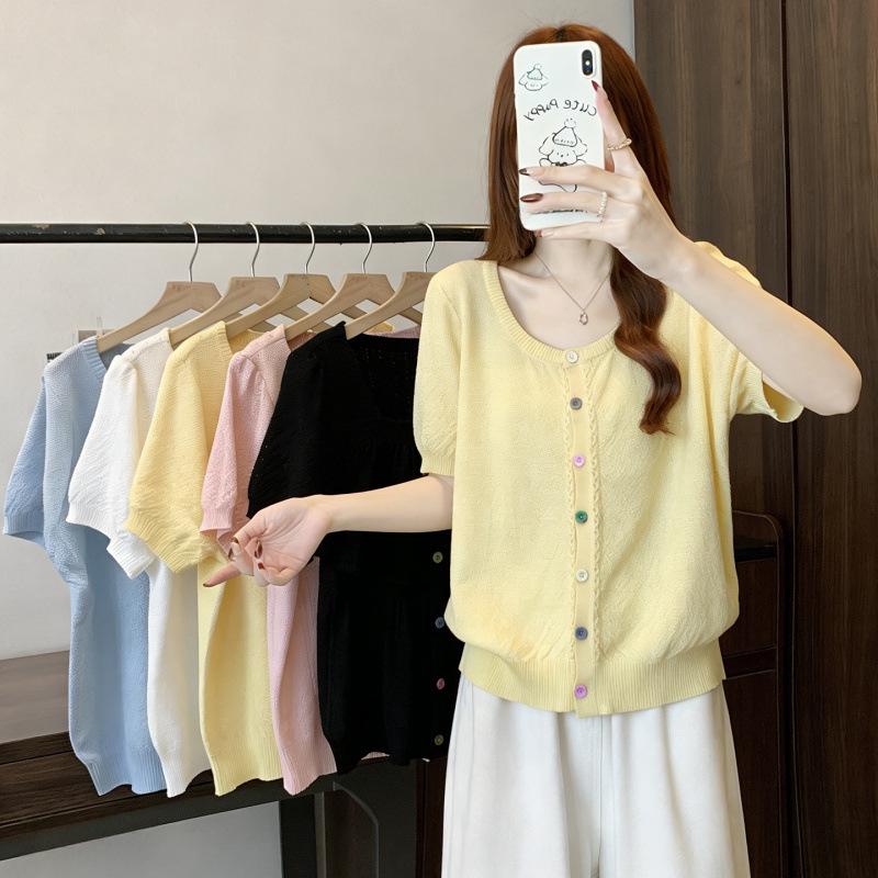 Plus Size Women s Stylish Summer Knitted Cardigan - Versatile, Loose, Short-Sleeved Top 2XL світло-синій колір
Plus Size Women s Stylish Summer Knitted Cardigan - Versatile, Loose, Short-Sleeved Top 2XL світло-синій колір