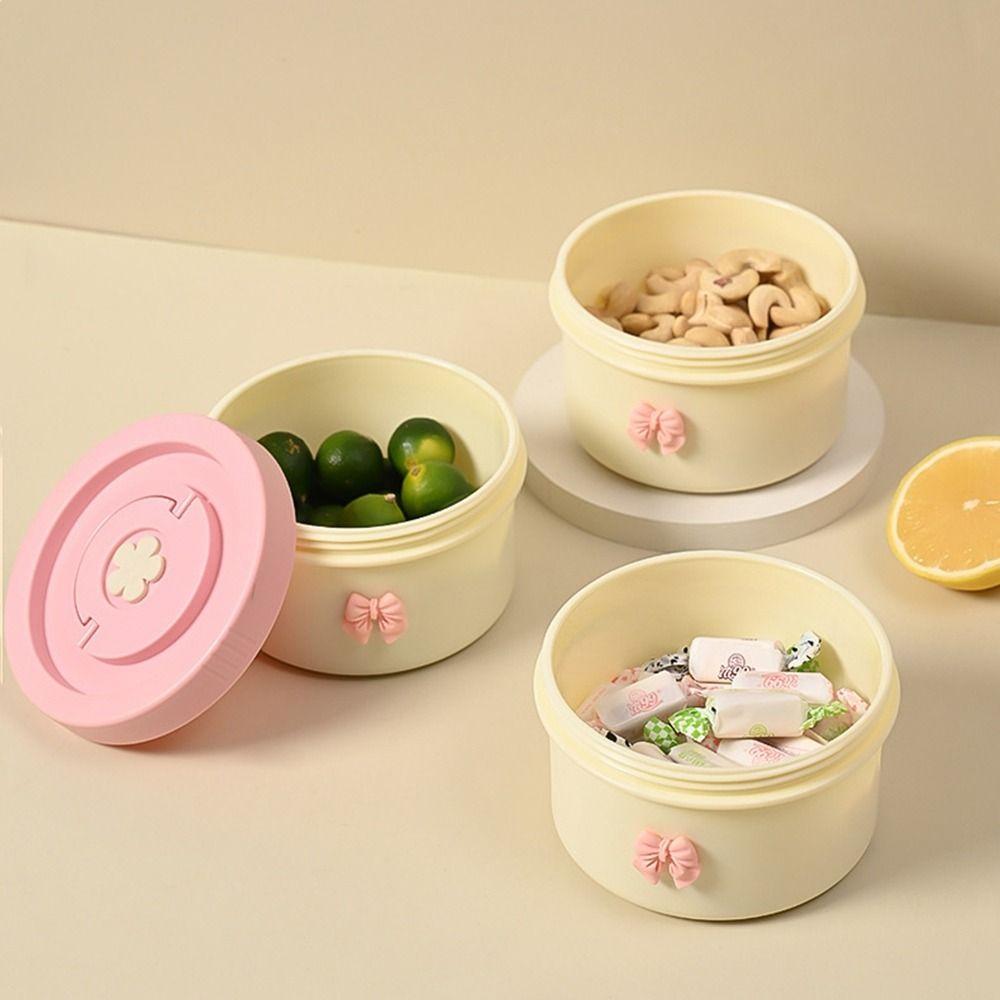 3 шт. пластиковый круглый контейнер для хранения продуктов, штабелируемый органайзер для зерен хлопьев, конфет 
3 шт. пластиковый круглый контейнер для хранения продуктов, штабелируемый органайзер для зерен хлопьев, конфет
