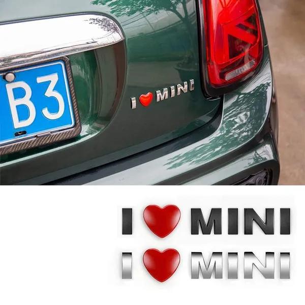Автомобильная наклейка «I LOVE MINI» с буквенной эмблемой на заднем багажнике, значок на корпусе, наклейка для MINI Cooper S R60 F60 Countryman JCW Clubman Paceman
Автомобильная наклейка «I LOVE MINI» с буквенной эмблемой на заднем багажнике, значок на корпусе, наклейка для MINI Cooper S R60 F60 Countryman JCW Clubman Paceman