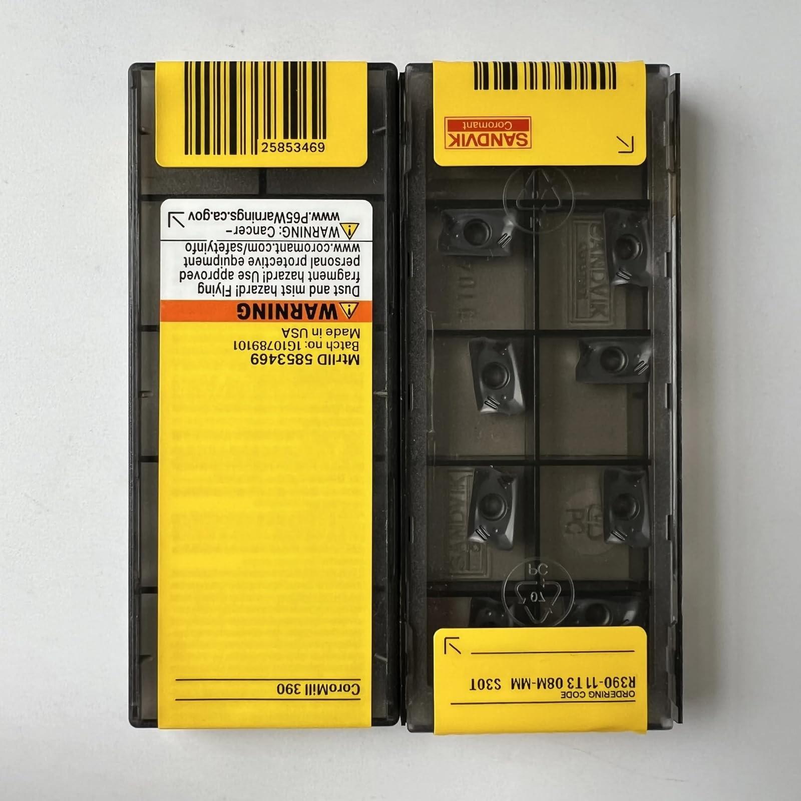 Original Sandvik / R390-11T308M-MM S30T / CNC lathe carbide blade 10 Pcs
Original Sandvik / R390-11T308M-MM S30T / CNC lathe carbide blade 10 Pcs