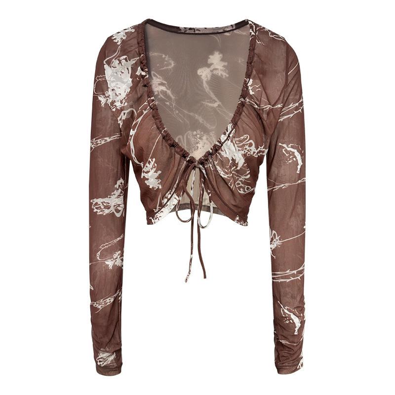 Women s Mesh Print Yoga Cardigan - Long Sleeve Tie-Up Sport Jacket S
Women s Mesh Print Yoga Cardigan - Long Sleeve Tie-Up Sport Jacket S