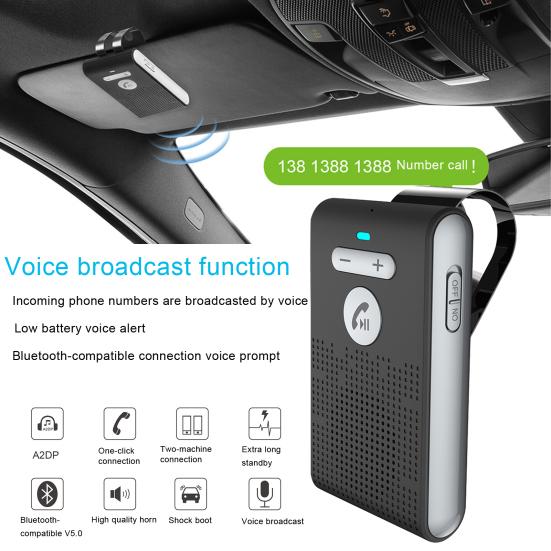 Автомобильный Bluetooth-совместимый динамик Громкая связь Автомобильный комплект Солнцезащитный козырек Зажим Беспроводной аудиоприемник Громкий музыкальный проигрыватель Двойной микрофон
Автомобильный Bluetooth-совместимый динамик Громкая связь Автомобильный комплект Солнцезащитный козырек Зажим Беспроводной аудиоприемник Громкий музыкальный проигрыватель Двойной микрофон