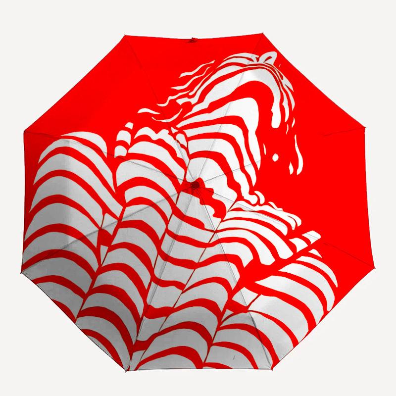 1pc Zebra Stripes Character Automatic Folding Umbrella with 8-Rib Windproof Design, Portable Foldable Sunshade Umbrella For Halloween, Christmas Gifts
1pc Zebra Stripes Character Automatic Folding Umbrella with 8-Rib Windproof Design, Portable Foldable Sunshade Umbrella For Halloween, Christmas Gifts