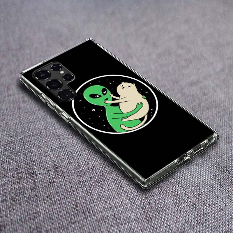 НЛО Пришелец Кот вселенная Прозрачный чехол для телефона для Samsung Galaxy S24 S23 S21 Plus S20 FE S22 S26 Ultra S25 Edge TPU Capa Чехлы Cover S Samsung S21
НЛО Пришелец Кот вселенная Прозрачный чехол для телефона для Samsung Galaxy S24 S23 S21 Plus S20 FE S22 S26 Ultra S25 Edge TPU Capa Чехлы Cover S Samsung S21
