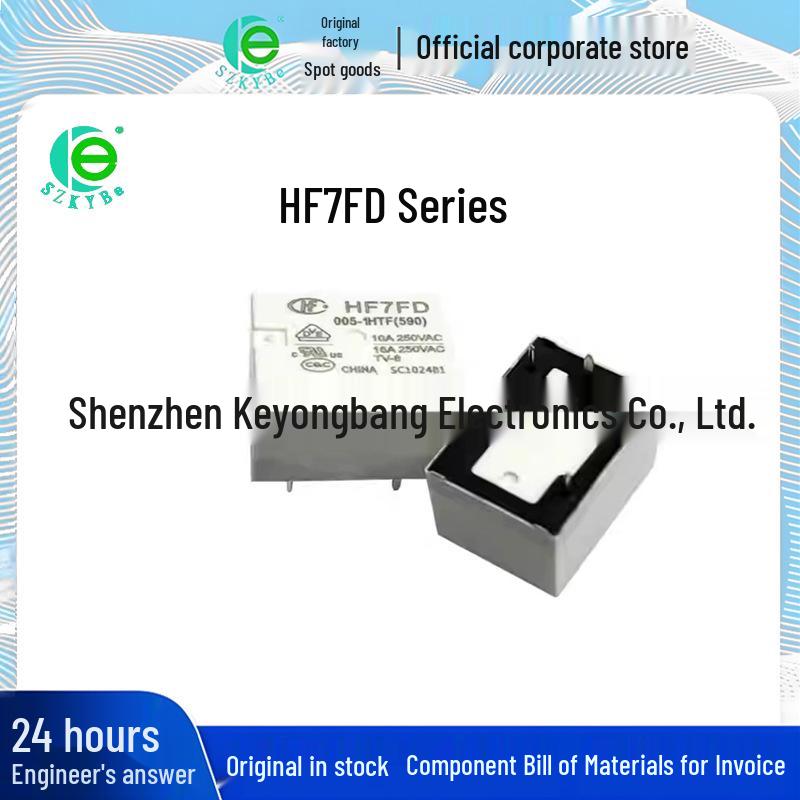HF7FD Series Power Relay 16A (005/012-1HT/1HTF/1ZSTF) - Invoices Available 005-1HTF (590)
HF7FD Series Power Relay 16A (005/012-1HT/1HTF/1ZSTF) - Invoices Available 005-1HTF (590)