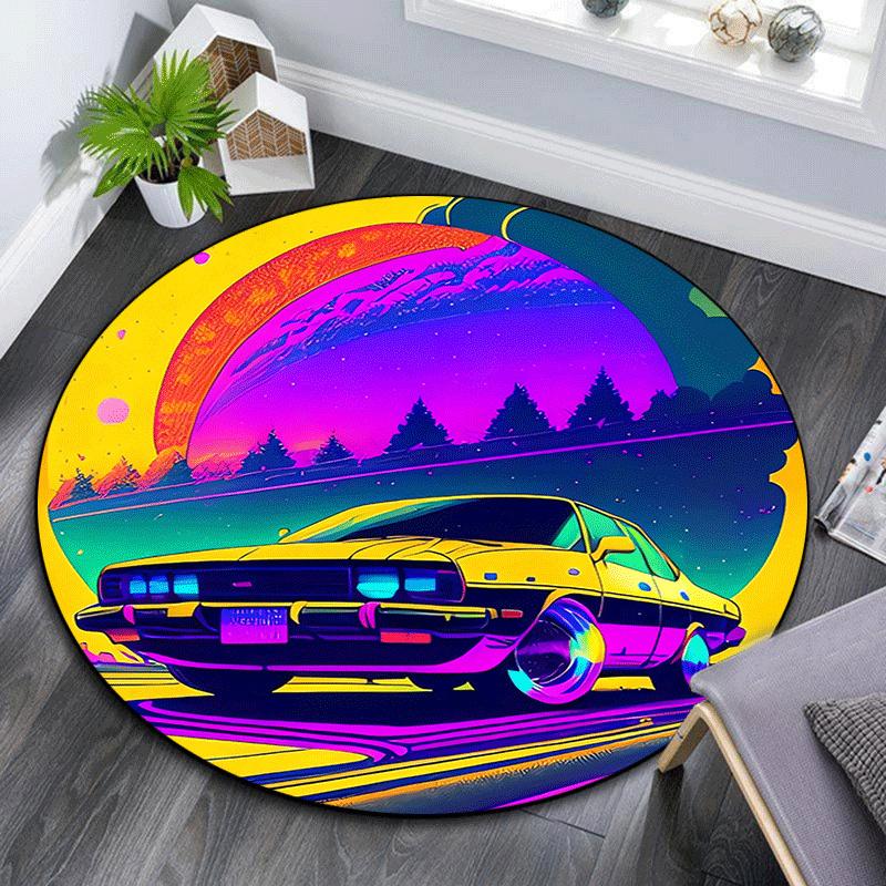 1pc Soft, Absorbent & Non Slip Cool cars Round Rug Soft Circle Rug for Living Room & Bedroom Decor, Chair Mats, and Unforgettable Home Gifts 80cm by 80cm
1pc Soft, Absorbent & Non Slip Cool cars Round Rug Soft Circle Rug for Living Room & Bedroom Decor, Chair Mats, and Unforgettable Home Gifts 80cm by 80cm