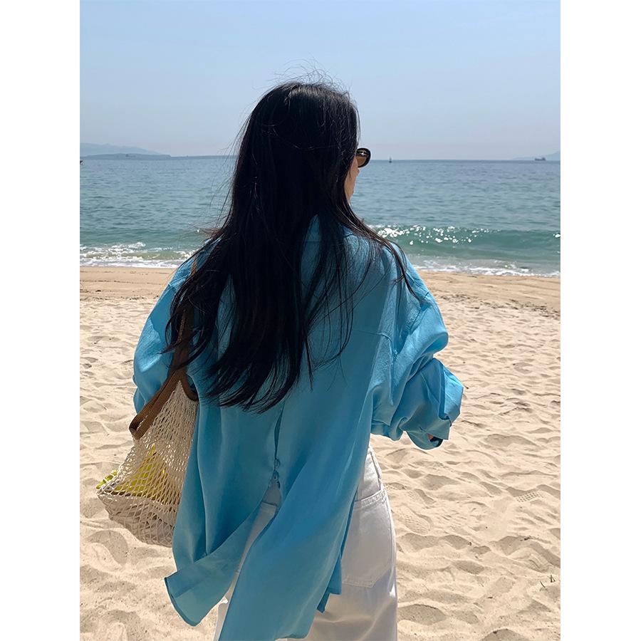Women s 2025 Summer Tencel Sun Protection Long Sleeve Shirt: Lightweight, Breathable, Fashionable, Versatile One Size
Women s 2025 Summer Tencel Sun Protection Long Sleeve Shirt: Lightweight, Breathable, Fashionable, Versatile One Size