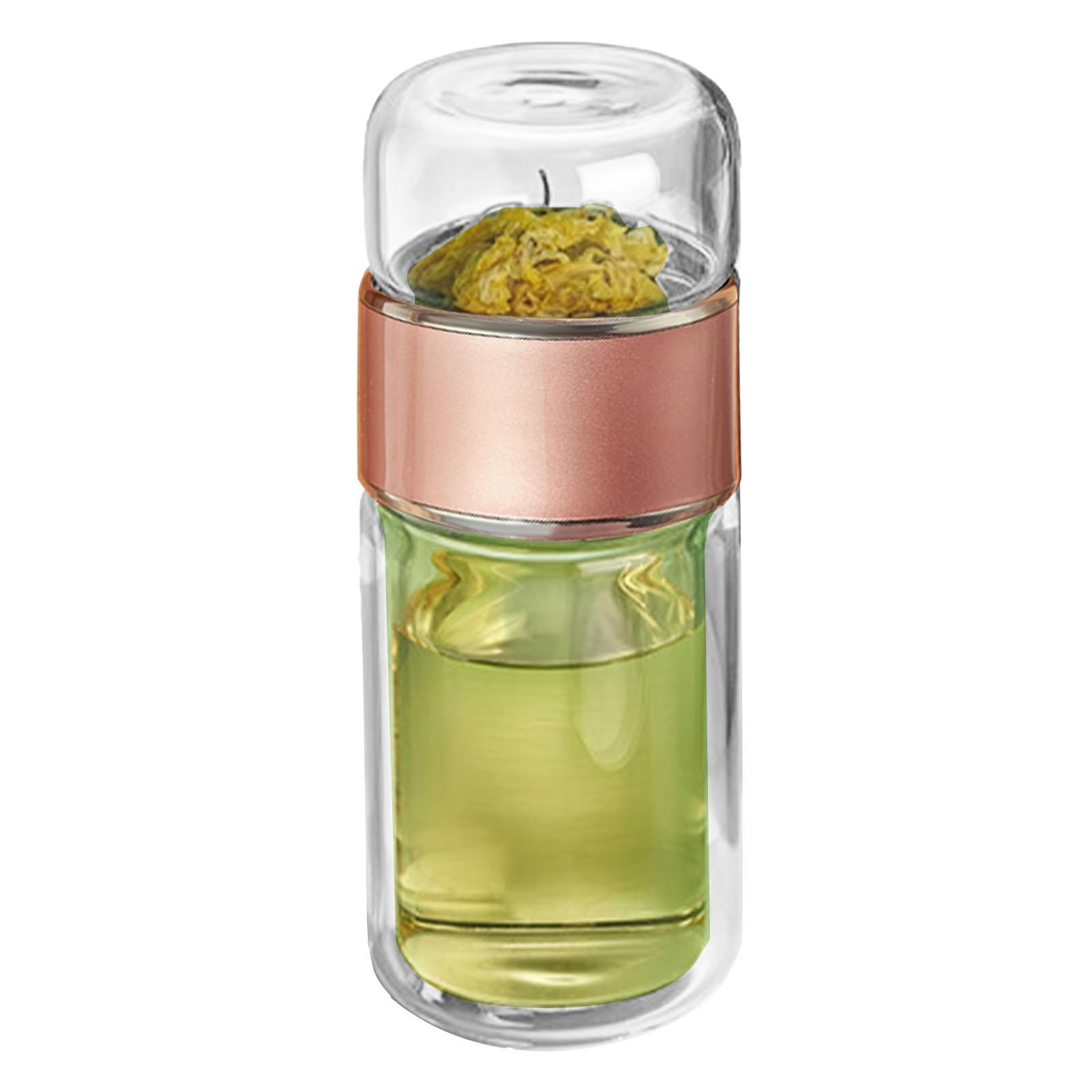 280ml Tea Water Separation Cup Double Layer Insulation Transparent Tea Infuser Bottle for Daily
280ml Tea Water Separation Cup Double Layer Insulation Transparent Tea Infuser Bottle for Daily