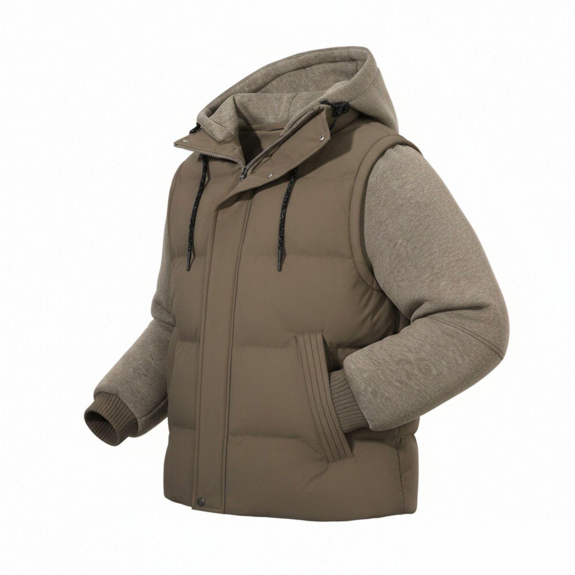 2025 Winter Men s Trendy Hooded Faux Two-Piece Cotton Jacket: Thick, Warm, Versatile Casual Outerwear L хакі
2025 Winter Men s Trendy Hooded Faux Two-Piece Cotton Jacket: Thick, Warm, Versatile Casual Outerwear L хакі