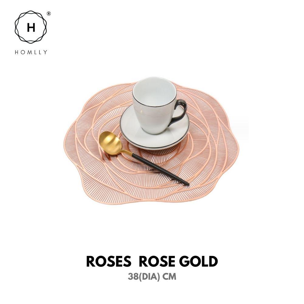 Homlly Keii Gold Hollow Out Rectangular Round Non Slip Table Place Mat (X4 PCS) Rose Gold Round X4
Homlly Keii Gold Hollow Out Rectangular Round Non Slip Table Place Mat (X4 PCS) Rose Gold Round X4