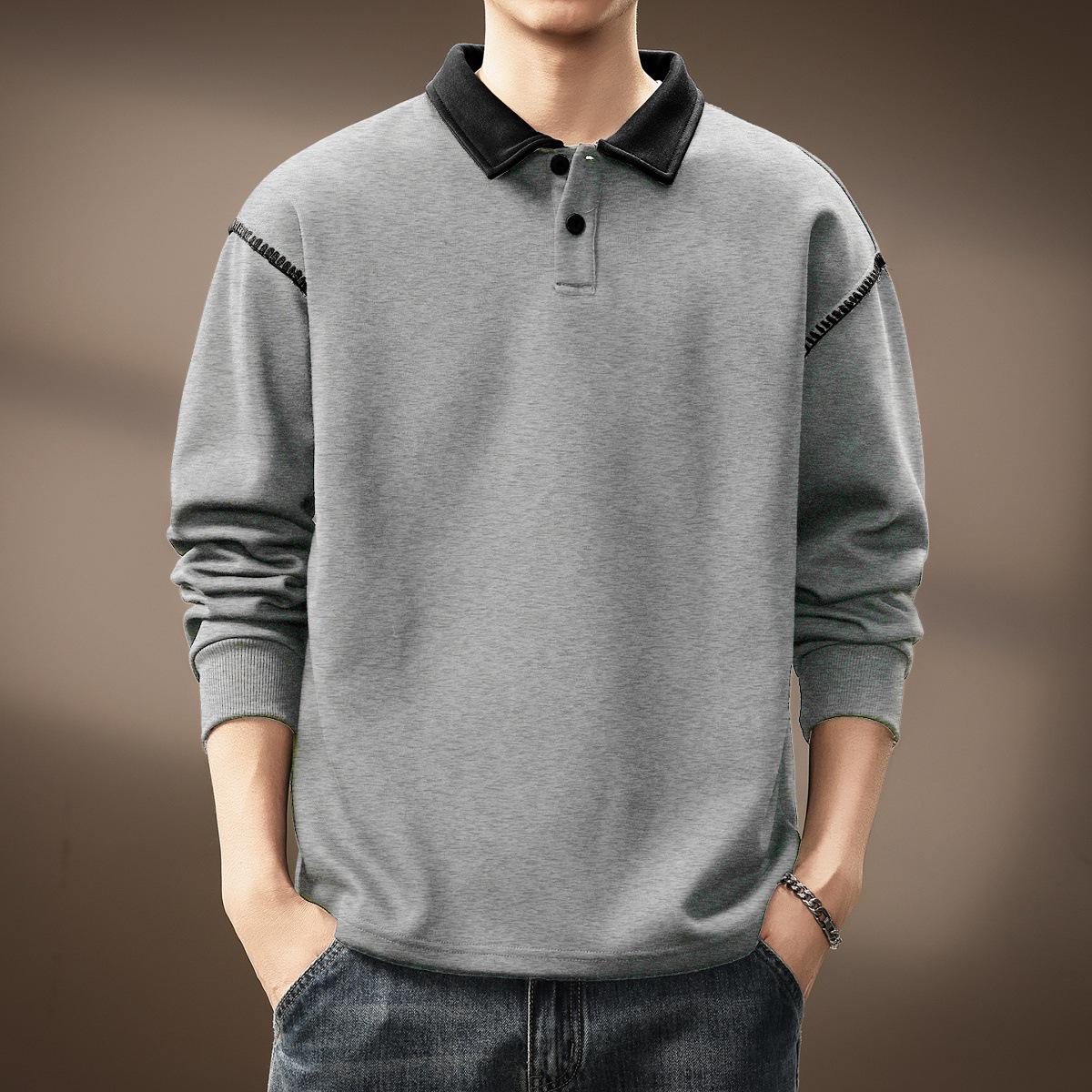 Men s Retro Color Block Velvet Polo Hoodie - Heavyweight, Autumn/Winter Lapel Jacket M fits 50-60 kg
Men s Retro Color Block Velvet Polo Hoodie - Heavyweight, Autumn/Winter Lapel Jacket M fits 50-60 kg