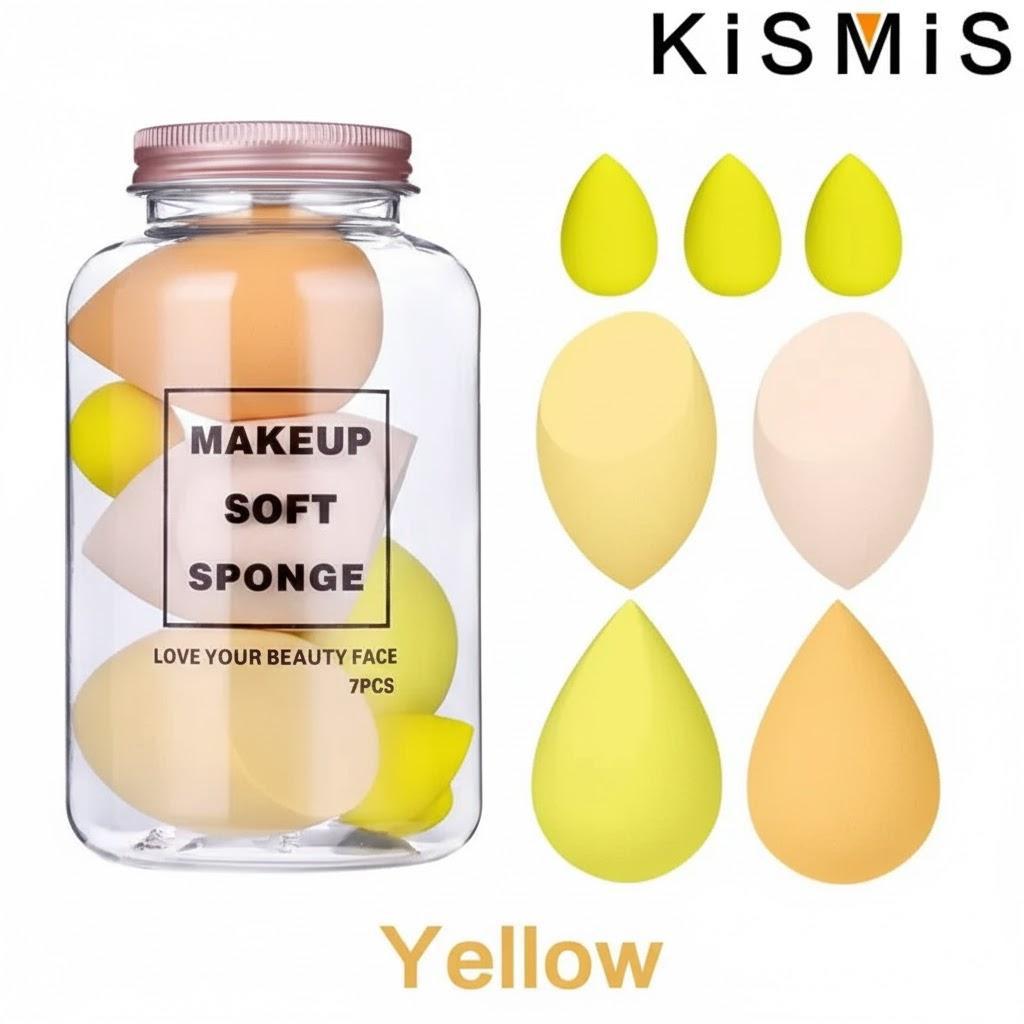 7Pcs Makeup Sponge Set Soft Wet and Dry Use Cosmetic Puff Foundation Powder Sponge Beauty Tool жёлтый
7Pcs Makeup Sponge Set Soft Wet and Dry Use Cosmetic Puff Foundation Powder Sponge Beauty Tool жёлтый