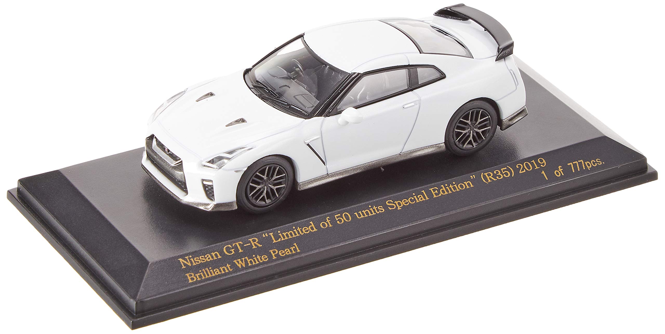 Hiko Seven CARNEL64 Nissan Limited of 50 units Special Edition 2019 Brilliant White Pearl Finished Product CN640034 1/64 GT-R (R35)
Hiko Seven CARNEL64 Nissan Limited of 50 units Special Edition 2019 Brilliant White Pearl Finished Product CN640034 1/64 GT-R (R35)