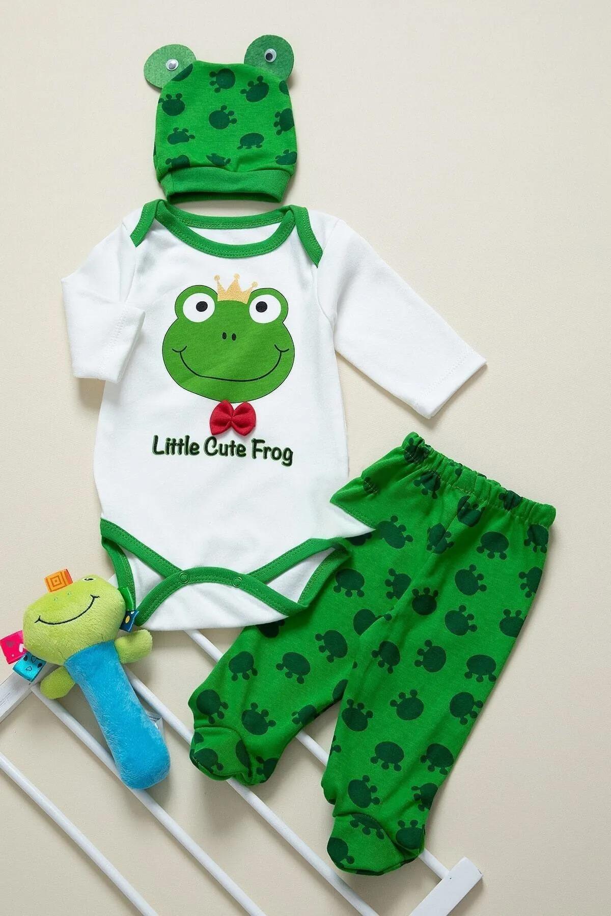 Комплект боди Baby Green Frog, комплект из 3 предметов для выписки из больницы, комплект для выписки из больницы для новорожденных, детская одежда, детские комбинезоны
Комплект боди Baby Green Frog, комплект из 3 предметов для выписки из больницы, комплект для выписки из больницы для новорожденных, детская одежда, детские комбинезоны