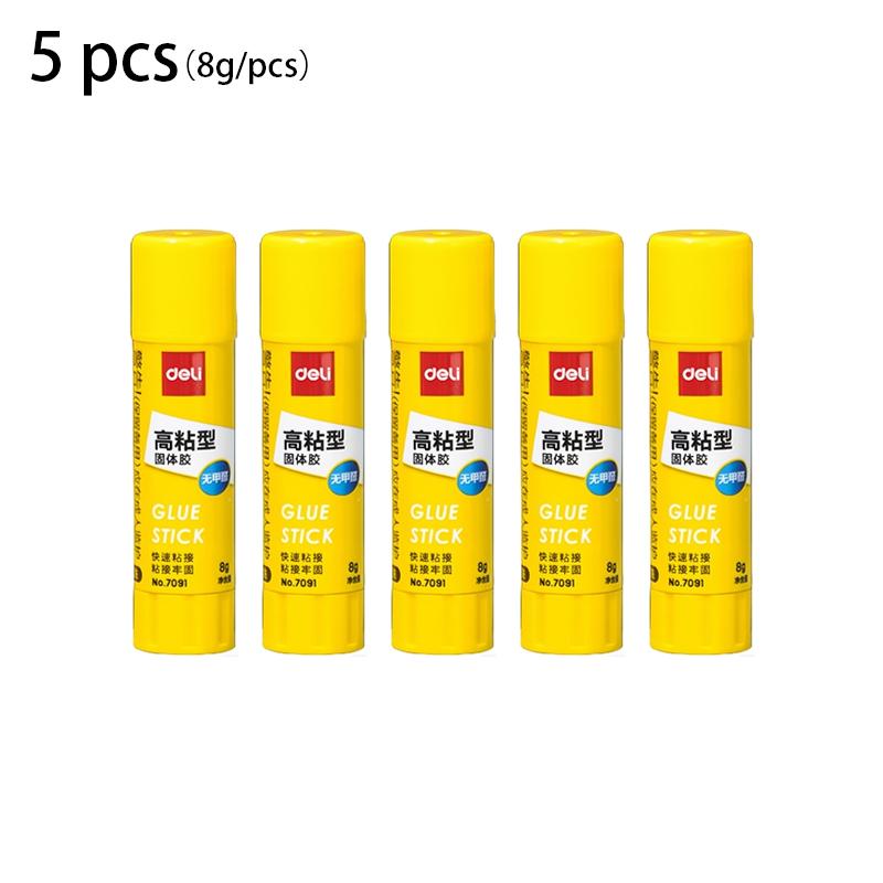 Deli 5pcs 8g/15g Strong Glue Stick Non-Toxic Extra Strong Bonding Quick-Drying Stationery School Supplies Office Supplies Gift
Deli 5pcs 8g/15g Strong Glue Stick Non-Toxic Extra Strong Bonding Quick-Drying Stationery School Supplies Office Supplies Gift