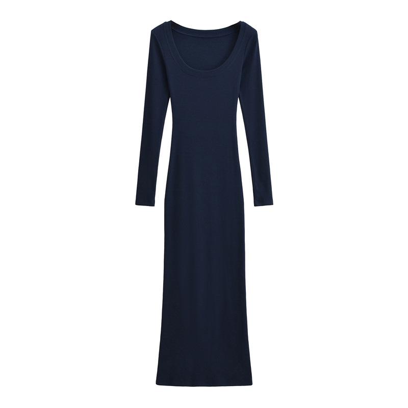 Elegant Bodycon Long-Sleeve Dress for Women - Waist-Cinched, Stretchy, Tall Figure-Flattering Long Skirt Small темно-синього кольору
Elegant Bodycon Long-Sleeve Dress for Women - Waist-Cinched, Stretchy, Tall Figure-Flattering Long Skirt Small темно-синього кольору