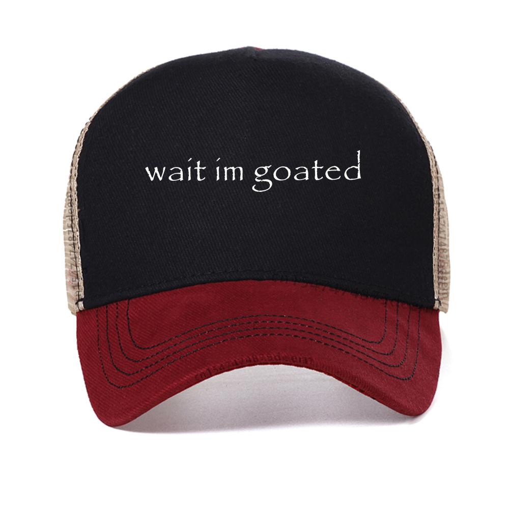 Wait I m Goated Breathable baseball cap Funny Summer Unisex Casual Snapback Hat fashion outdoor sport mesh Trucker Hat Adjustable красный
Wait I m Goated Breathable baseball cap Funny Summer Unisex Casual Snapback Hat fashion outdoor sport mesh Trucker Hat Adjustable красный