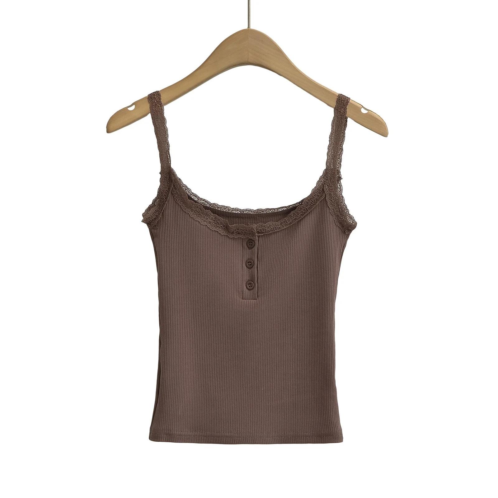 Горячая девушка кружевной жилет тренд женский летний топ с тремя пуговицами сексуальный короткий рукав тренд S коричневый
Горячая девушка кружевной жилет тренд женский летний топ с тремя пуговицами сексуальный короткий рукав тренд S коричневый