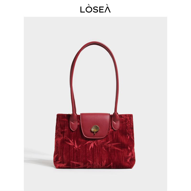 Losea Original Red New Arrival Underarm Bag Red
Losea Original Red New Arrival Underarm Bag Red