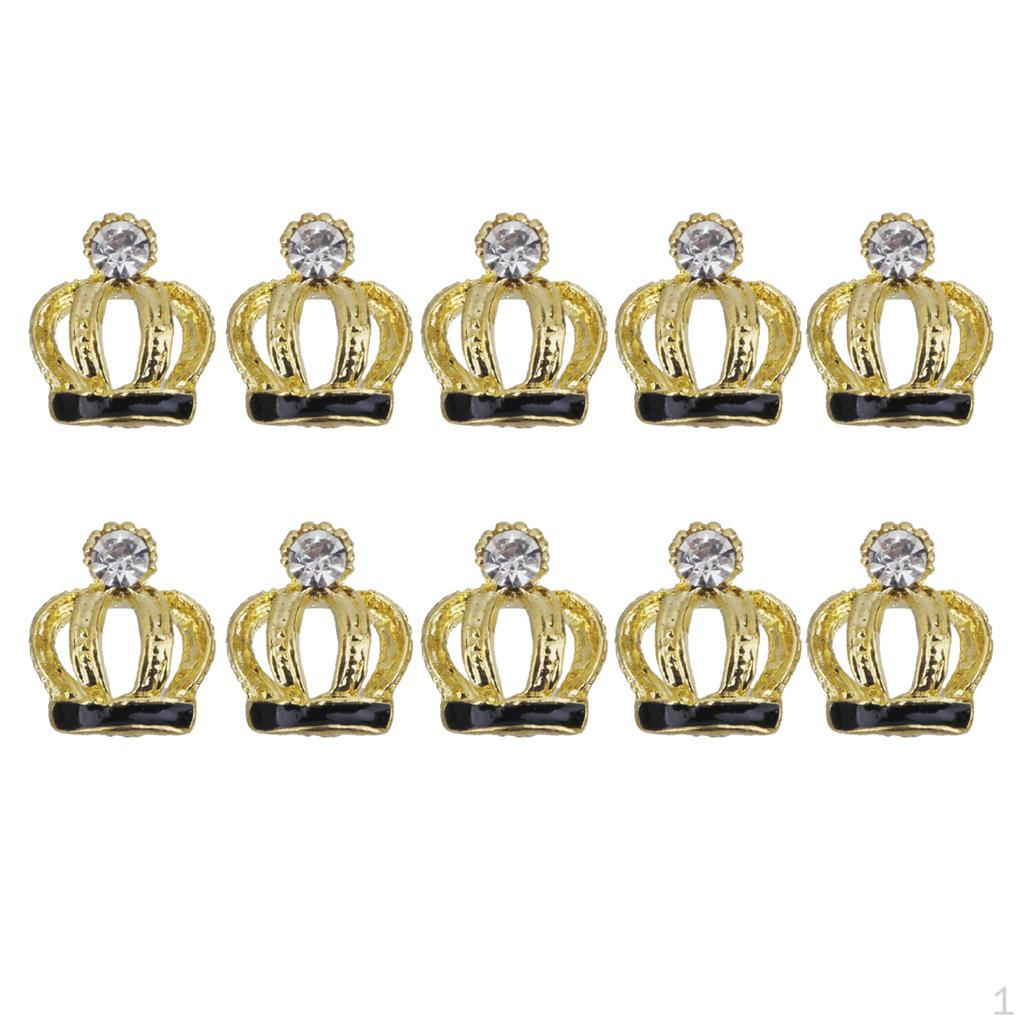 10pcs 3D Rhinestone Crown Charms Manicure Decoration
10pcs 3D Rhinestone Crown Charms Manicure Decoration