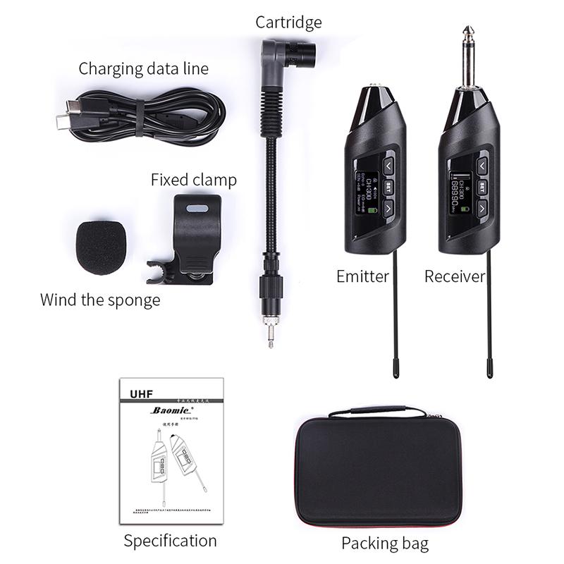 Baomic TR-15 Musical Instrument Saxophone Dedicated Wireless Microphone Reverb 6 Adjustment EQ Equilibrium Regulation TR-15
Baomic TR-15 Musical Instrument Saxophone Dedicated Wireless Microphone Reverb 6 Adjustment EQ Equilibrium Regulation TR-15