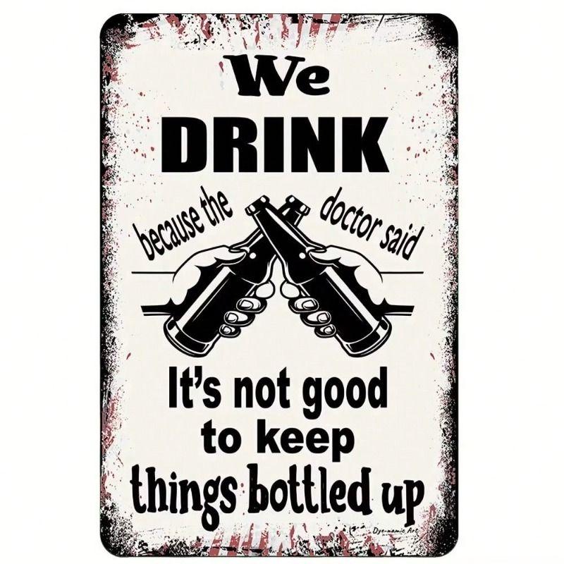 Retro Metal Tin Sign, Home Wall Art Decor 20x30cm
Retro Metal Tin Sign, Home Wall Art Decor 20x30cm