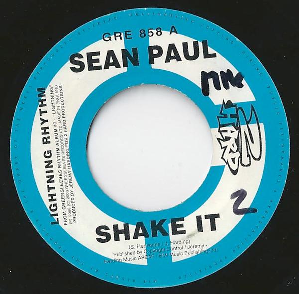7inch Record SEAN PAUL / GENERAL B - Shake It / The Girls We ve Got GRE858 Greensleeves Re 2000 UK Reggae, Ska & Dub Used
7inch Record SEAN PAUL / GENERAL B - Shake It / The Girls We ve Got GRE858 Greensleeves Re 2000 UK Reggae, Ska & Dub Used