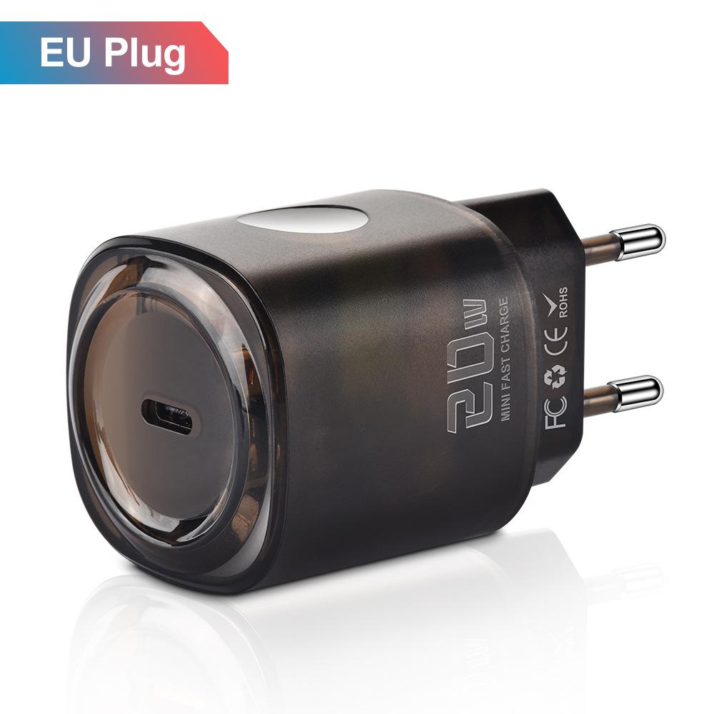 20W Single Port PD Fast Charger - US/EU Standard
20W Single Port PD Fast Charger - US/EU Standard