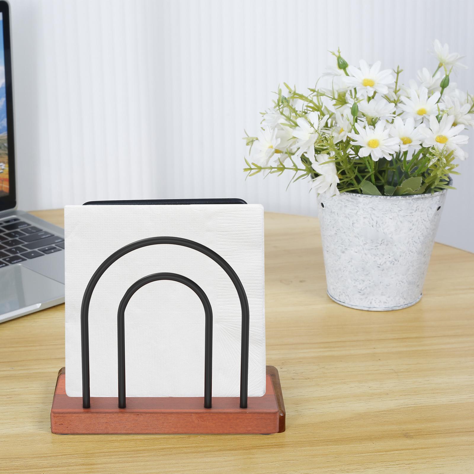 Napkin Holder Metal Iron Standing Wood Base For Restaurant Hotel Paper Napkin Holder Decorative Table Tissue Dispenser
Napkin Holder Metal Iron Standing Wood Base For Restaurant Hotel Paper Napkin Holder Decorative Table Tissue Dispenser