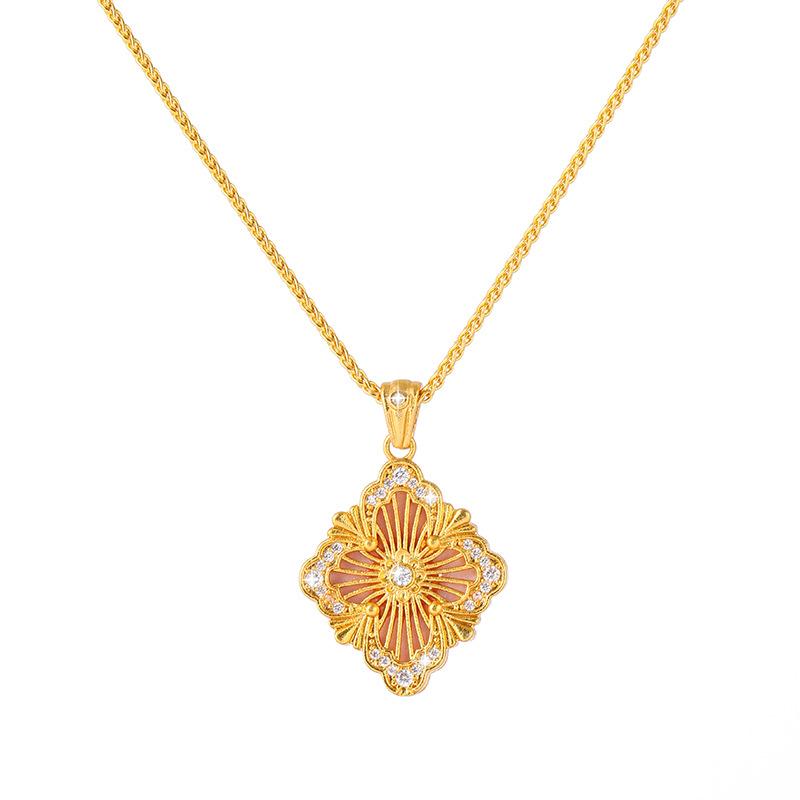 Buccellati Five-Flower Bracelet, Four-Leaf Clover Necklace, Double-Sided Wearing Gold-Plated Light Luxury Women S Collarbone Chain
Buccellati Five-Flower Bracelet, Four-Leaf Clover Necklace, Double-Sided Wearing Gold-Plated Light Luxury Women S Collarbone Chain