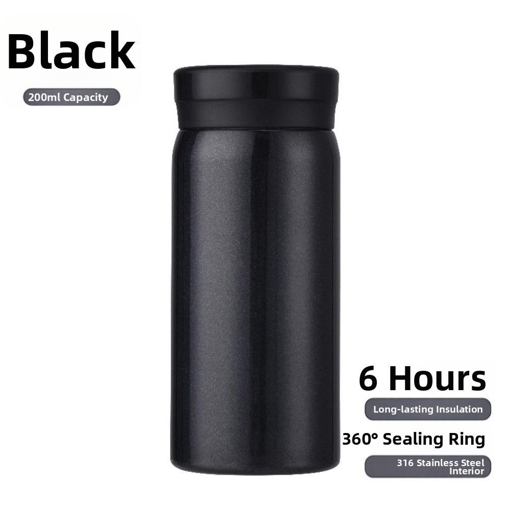 200ml Mini Thermos Cup 316 Stainless Steel Portable Drinkware Leak-proof Ultra-compact Fashion Water Cup Children Students 201-300ml чёрный
200ml Mini Thermos Cup 316 Stainless Steel Portable Drinkware Leak-proof Ultra-compact Fashion Water Cup Children Students 201-300ml чёрный